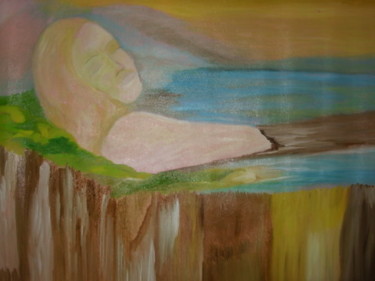 Pittura intitolato "il sogno" da Anna Maria Ladu, Opera d'arte originale