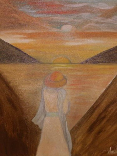 Pittura intitolato "orizzonti" da Anna Maria Ladu, Opera d'arte originale