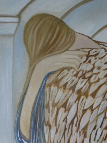 Pittura intitolato "senza titolo 9" da Anna Maria Ladu, Opera d'arte originale, Olio