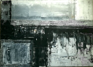 Pensamientos nublados... Peinture intitulée "Pensamientos nublad…" par Annamili_art, Œuvre d'art originale, Acrylique