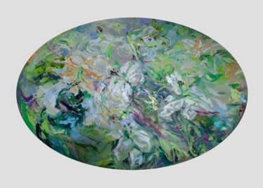 Pittura intitolato "Lilies" da Anna Privaloff, Opera d'arte originale, Olio