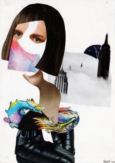 Collages getiteld "It is time to imagi…" door Anna Reshetnikova, Origineel Kunstwerk, Collages