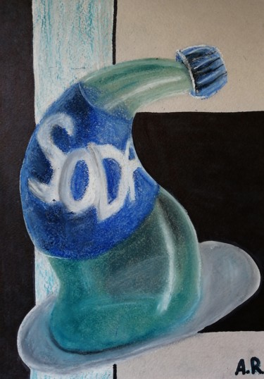 Dibujo titulada "Soda" por Anna Reshetnikova, Obra de arte original, Pastel