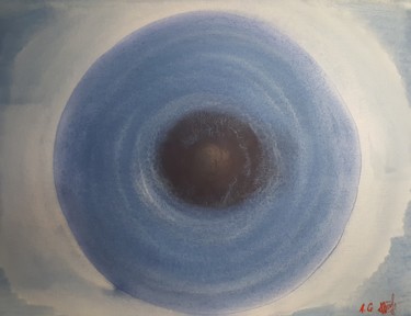 Картина под названием "All - seeing Eye" - Anna Gogoleva, Подлинное произведение искусства, Акварель