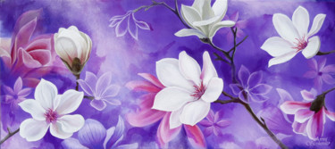 Malerei mit dem Titel "Blossom" von Anna Steshenko, Original-Kunstwerk, Acryl