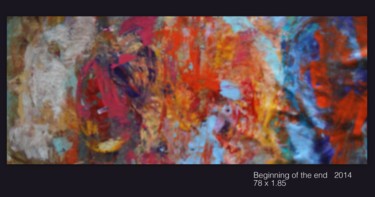 Painting titled "beginning-of-the-en…" by Anna Teresa Spagnuolo, Original Artwork