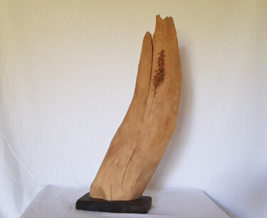 Sculpture intitulée "Flame II" par Annbo, Œuvre d'art originale, Bois