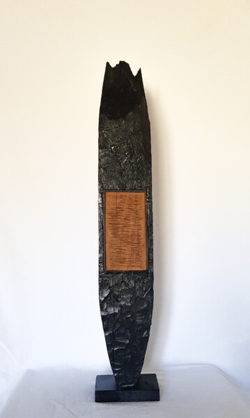 Sculpture titled "Raw" by Annbo, Original Artwork, Wood