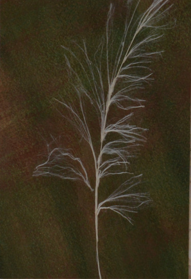 Peinture intitulée "Plume 5" par Anne B, Œuvre d'art originale