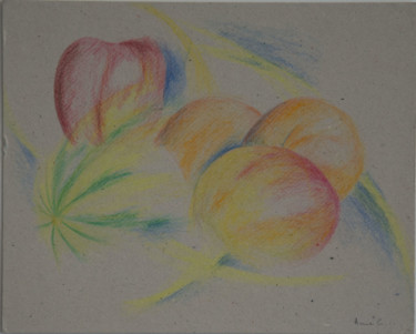 Painting titled "Fruits" by Anne B, Original Artwork