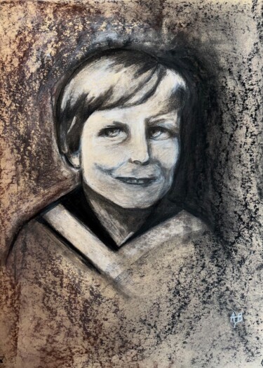 Peinture intitulée "Jam dies juventus" par Anne Brigaud, Œuvre d'art originale, Graphite