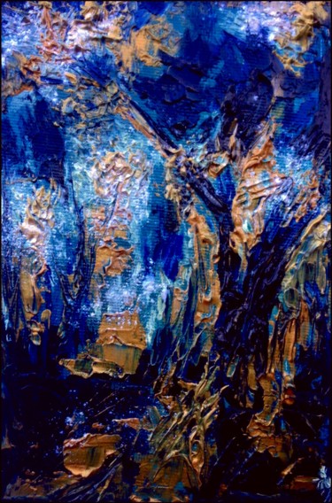 Painting titled "Arbre fantomatique" by Anne Brigaud, Original Artwork