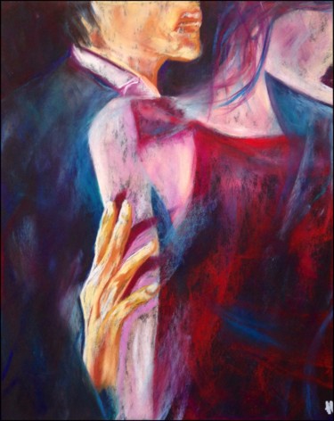 Painting titled "Tus manos" by Anne Brigaud, Original Artwork