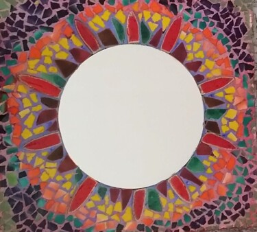 Design mit dem Titel "Miroir entourage mo…" von Anne Cabon, Original-Kunstwerk, Keramik