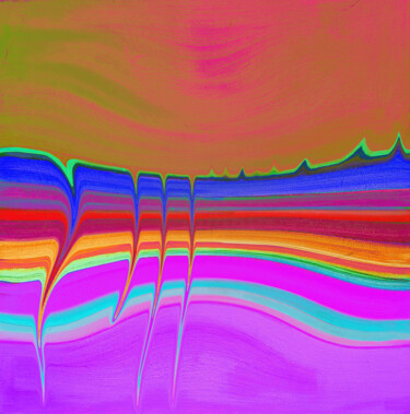 Artes digitais intitulada "horizon" por Anne Cabon, Obras de arte originais, Trabalho Digital 2D