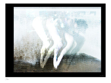 Digital Arts titled "La mer - 10 2022" by Anne Cardot, Original Artwork, 2D Digital Work