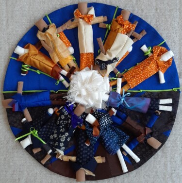 "" Wir ", EQA Challe…" başlıklı Tekstil Sanatı Anne Corbalan tarafından, Orijinal sanat, Kırkyama