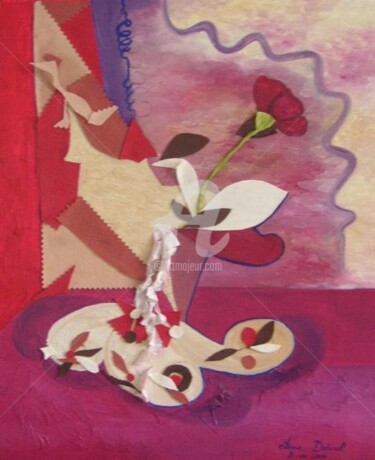 Painting titled "belle journée" by Anne Dahirel, Original Artwork