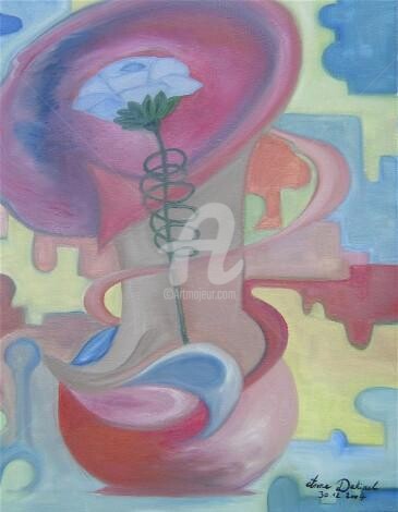 Painting titled "PUZZLE" by Anne Dahirel, Original Artwork