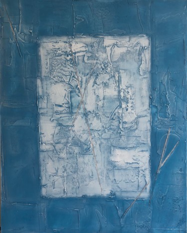 Painting titled "SANS TITRE 8" by Anne Desnos, Original Artwork, Acrylic Mounted on Wood Stretcher frame