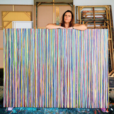 Carla Sá Fernandes, peintures colorées et spontanées