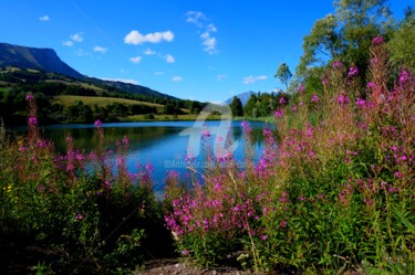 Photography titled "Lac de montagne" by Anne D'Orion, Original Artwork