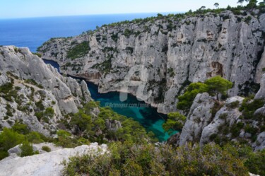 Photographie intitulée "Calanque d'En Vau" par Anne D'Orion, Œuvre d'art originale