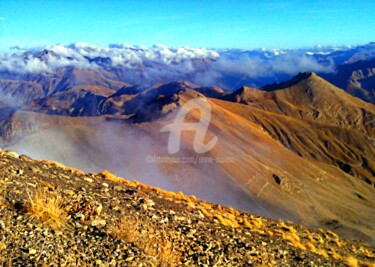 Photographie intitulée "Hautes Alpes brûlée…" par Anne D'Orion, Œuvre d'art originale