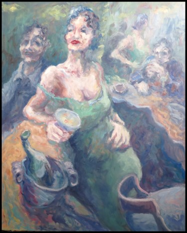 Malerei mit dem Titel "Eldorado" von Philippe Guerry, Original-Kunstwerk, Öl