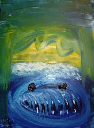 Peinture intitulée "Monstro" par Anne Geritzen, Œuvre d'art originale, Huile