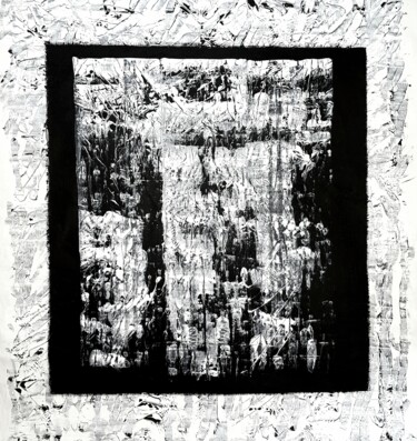 Картина под названием "FULL SCARS" - Anne Girault Bardaud, Подлинное произведение искусства, Акрил Установлен на Деревянная…