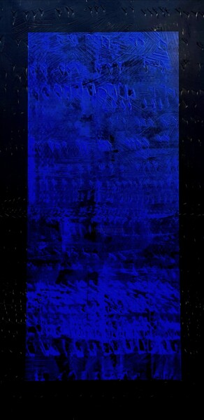 Pittura intitolato "BLUE PRINT" da Anne Girault Bardaud, Opera d'arte originale, Acrilico