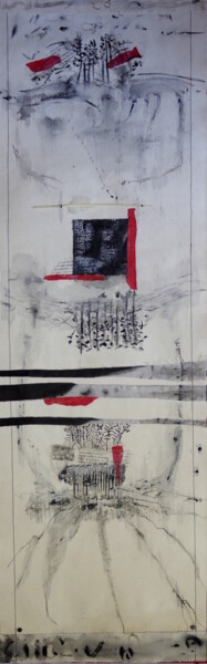 Sztuka tkaniny zatytułowany „Végétal 1” autorstwa Anne Guerrant, Oryginalna praca, Wątek