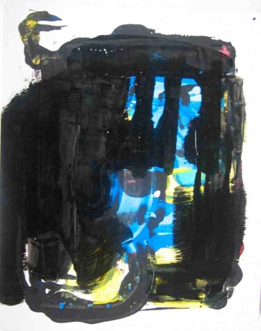 Peinture intitulée "porte-5-" par Anne Guerrant, Œuvre d'art originale, Acrylique