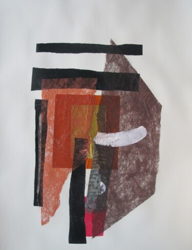 Collages titled "Tan 3936" by Anne Guerrant, Original Artwork