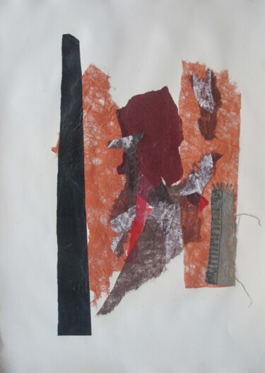 Collages titled "Tan 3930" by Anne Guerrant, Original Artwork