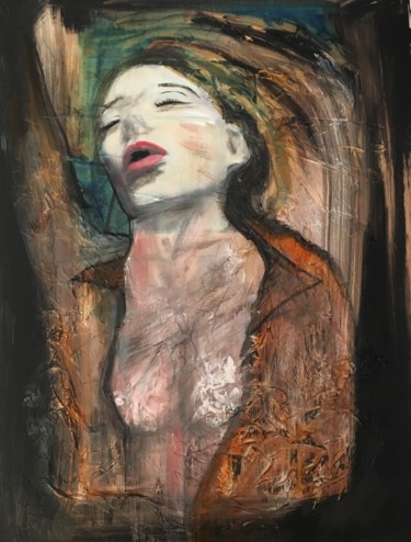 Peinture intitulée "Extase" par Anne Armande Haxaire, Œuvre d'art originale, Acrylique