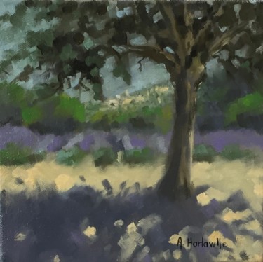 Peinture intitulée "Provence 1" par Anne Horlaville, Œuvre d'art originale, Huile