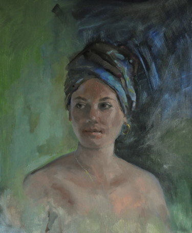 Painting titled "Par- etre" by Anne-Isabelle Roubaï, Original Artwork, Oil