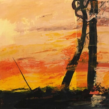 Pintura intitulada "Tree no.35" por Anne-Julie Hynes, Obras de arte originais, Acrílico