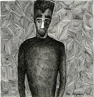 Zeichnungen mit dem Titel "Brain damages" von Anne Langérôme, Original-Kunstwerk, Andere