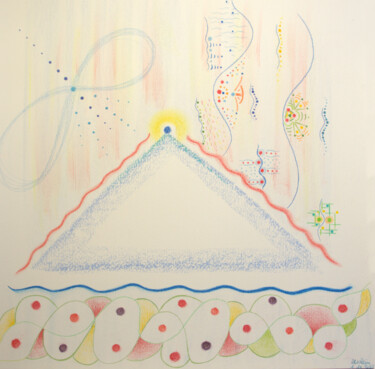 Dibujo titulada "Tout est possible" por Anne Laure Klein, Obra de arte original, Pastel