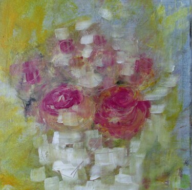 Painting titled "Rosa" by Anne Lerbs, Original Artwork, Acrylic