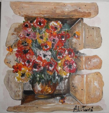 Peinture intitulée "Bouquet d'Armor" par Anne-Lucie Tarrié, Œuvre d'art originale, Huile