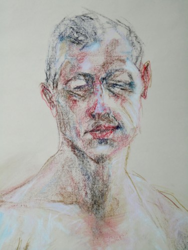 STEF Dessin intitulée "STEF" par Anne Malvy, Œuvre d'art originale, Pastel
