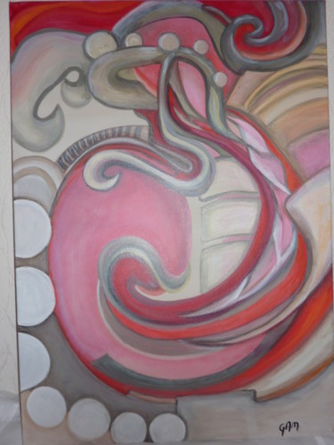 Peinture intitulée "Trompillon" par Gam, Œuvre d'art originale, Acrylique