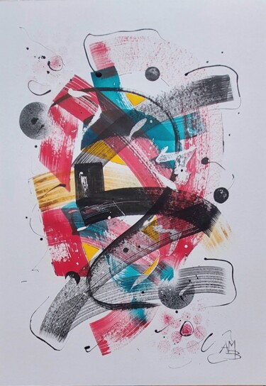 제목이 "Implosion"인 미술작품 Anne-Marie Breton로, 원작, 수채화