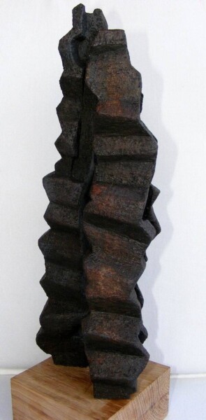 Skulptur mit dem Titel "Solidaires" von Anne- Marie Hubert, Original-Kunstwerk, Keramik