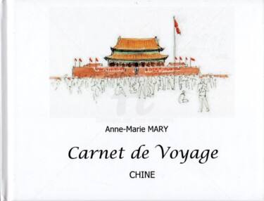 Drawing titled "Carnet de voyage en…" by Anne-Marie Mary, Original Artwork, Watercolor