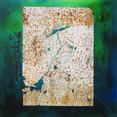 Painting titled "Mémoire oubliée n°9" by Anne-Marie Mary, Original Artwork, Acrylic Mounted on Wood Stretcher frame
